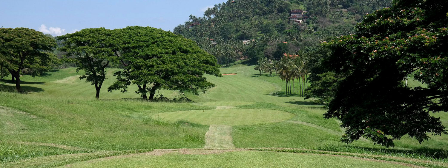  view of the 18th Tee on the Victoria golf course Sri Lanka